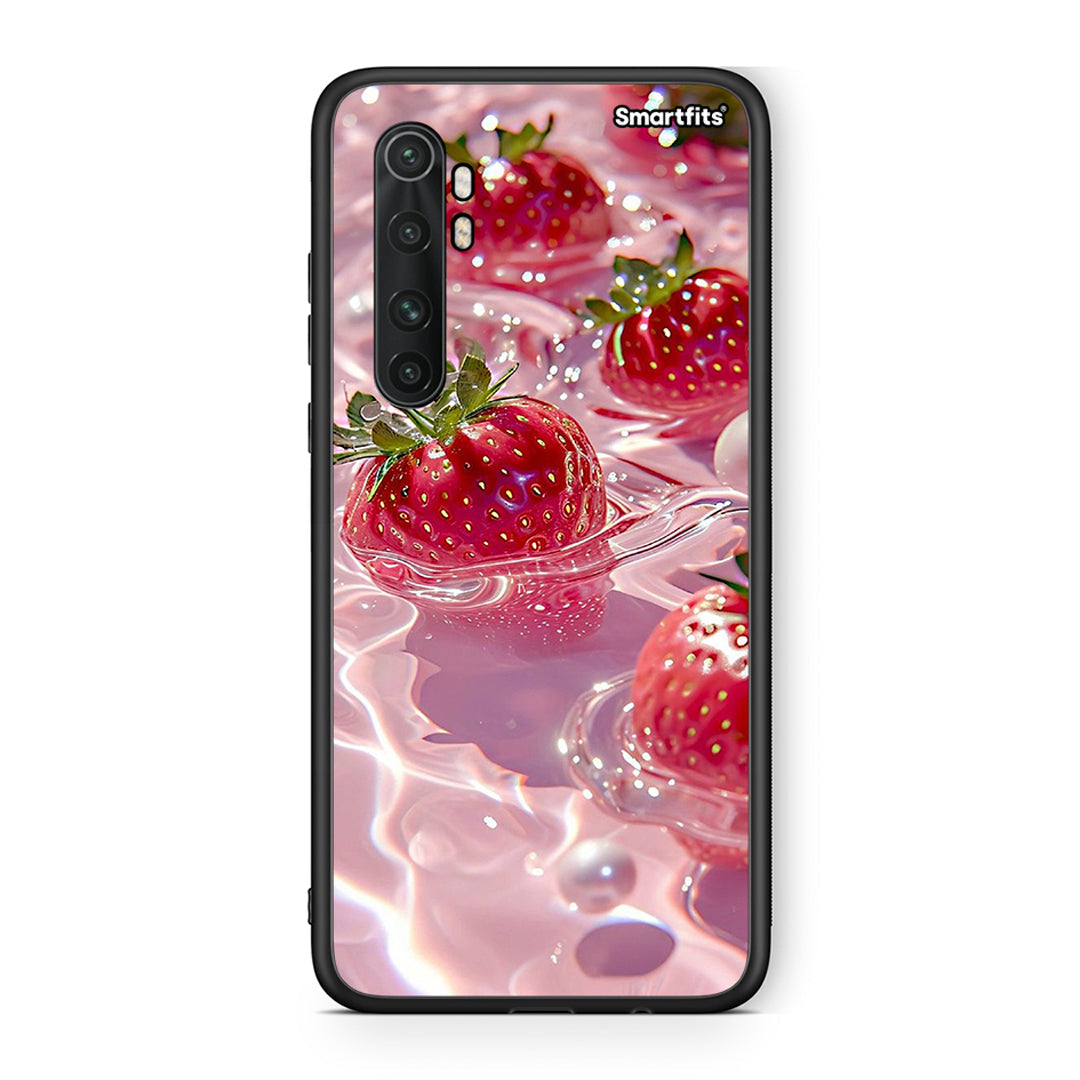 Xiaomi Mi 10 Ultra Juicy Strawberries θήκη από τη Smartfits με σχέδιο στο πίσω μέρος και μαύρο περίβλημα | Smartphone case with colorful back and black bezels by Smartfits