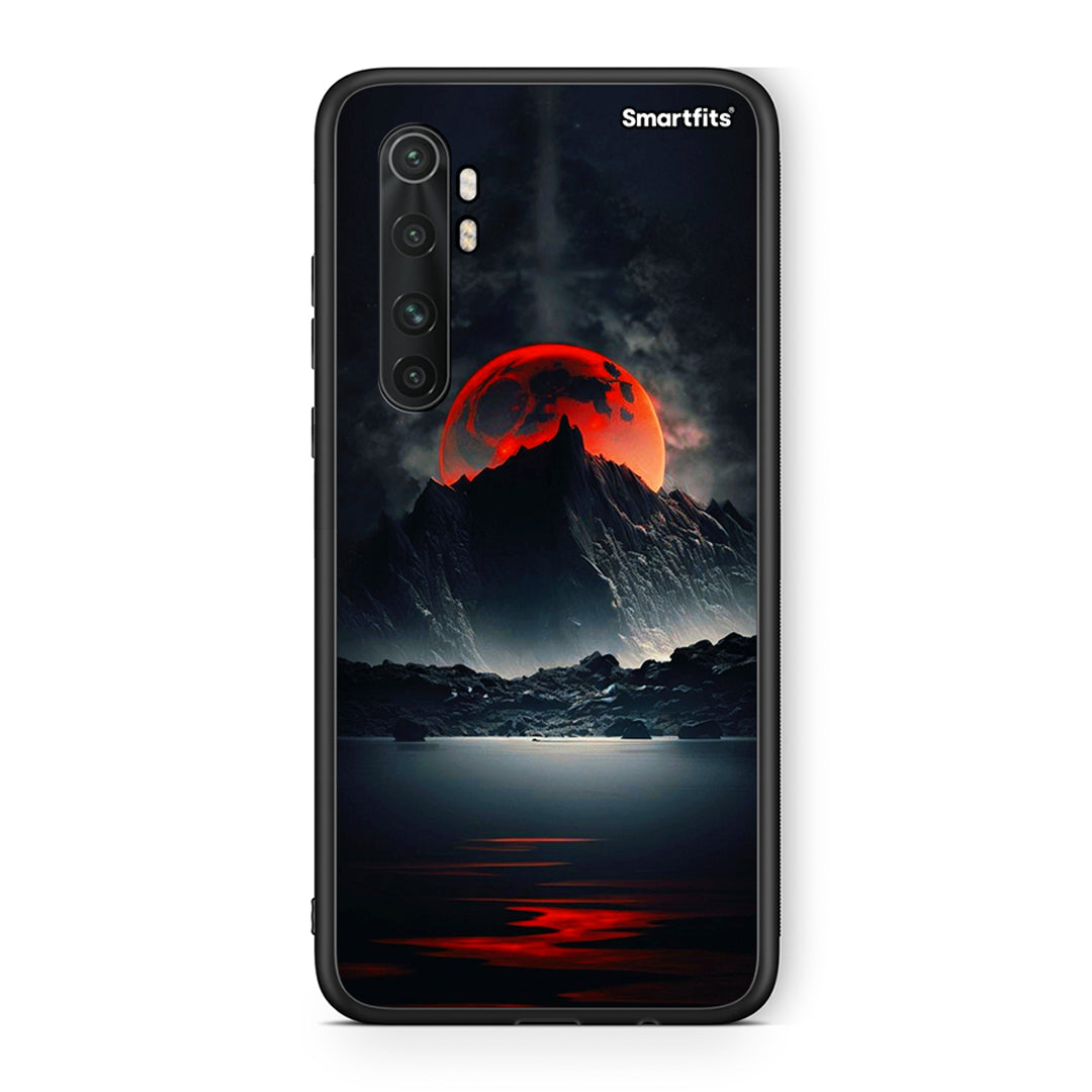 Xiaomi Mi 10 Ultra Red Full Moon θήκη από τη Smartfits με σχέδιο στο πίσω μέρος και μαύρο περίβλημα | Smartphone case with colorful back and black bezels by Smartfits