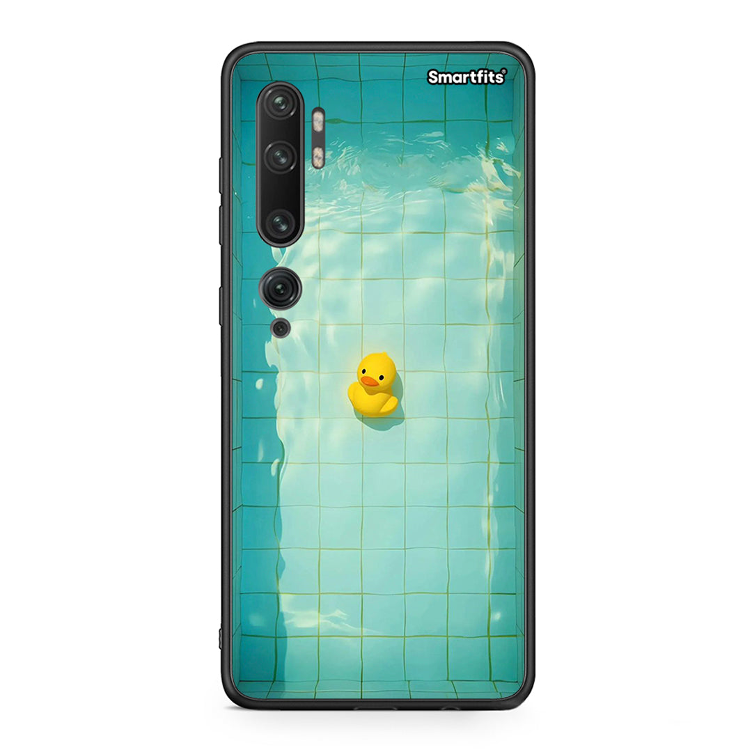 Xiaomi Mi Note 10 Pro Yellow Duck θήκη από τη Smartfits με σχέδιο στο πίσω μέρος και μαύρο περίβλημα | Smartphone case with colorful back and black bezels by Smartfits