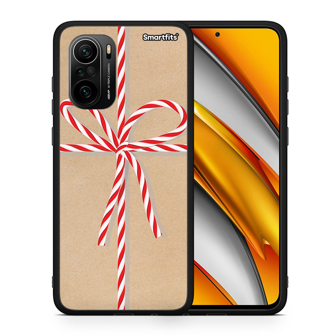 Θήκη Xiaomi Mi 11i Christmas Gift από τη Smartfits με σχέδιο στο πίσω μέρος και μαύρο περίβλημα | Xiaomi Mi 11i Christmas Gift case with colorful back and black bezels