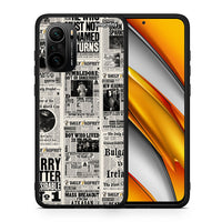 Thumbnail for Θήκη Xiaomi Poco F3 Harry Paper από τη Smartfits με σχέδιο στο πίσω μέρος και μαύρο περίβλημα | Xiaomi Poco F3 Harry Paper case with colorful back and black bezels