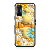 Thumbnail for Xiaomi Poco F4 GT Bubble Daisies θήκη από τη Smartfits με σχέδιο στο πίσω μέρος και μαύρο περίβλημα | Smartphone case with colorful back and black bezels by Smartfits