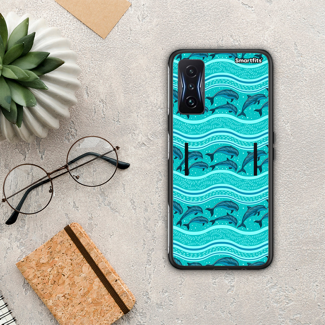 Swimming Dolphins - Xiaomi Poco F4 GT case