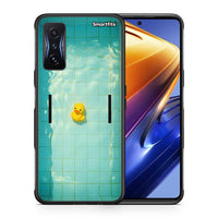 Thumbnail for Θήκη Xiaomi Poco F4 GT Yellow Duck από τη Smartfits με σχέδιο στο πίσω μέρος και μαύρο περίβλημα | Xiaomi Poco F4 GT Yellow Duck case with colorful back and black bezels