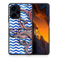 Thumbnail for Θήκη Xiaomi Poco F5 5G Chevron Devilfish από τη Smartfits με σχέδιο στο πίσω μέρος και μαύρο περίβλημα | Xiaomi Poco F5 5G Chevron Devilfish Case with Colorful Back and Black Bezels