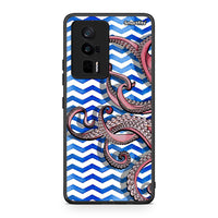 Thumbnail for Θήκη Xiaomi Poco F5 Pro / Redmi K60 Pro Chevron Devilfish από τη Smartfits με σχέδιο στο πίσω μέρος και μαύρο περίβλημα | Xiaomi Poco F5 Pro / Redmi K60 Pro Chevron Devilfish Case with Colorful Back and Black Bezels