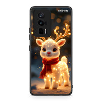 Thumbnail for Θήκη Xiaomi Poco F5 Pro / Redmi K60 Pro Christmas Cutie από τη Smartfits με σχέδιο στο πίσω μέρος και μαύρο περίβλημα | Xiaomi Poco F5 Pro / Redmi K60 Pro Christmas Cutie Case with Colorful Back and Black Bezels