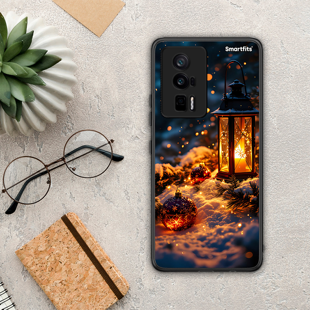 Θήκη Xiaomi Poco F5 Pro / Redmi K60 Pro Christmas Ornaments από τη Smartfits με σχέδιο στο πίσω μέρος και μαύρο περίβλημα | Xiaomi Poco F5 Pro / Redmi K60 Pro Christmas Ornaments Case with Colorful Back and Black Bezels