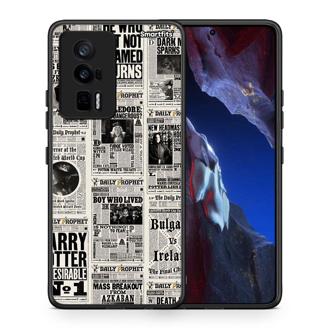 Θήκη Xiaomi Poco F5 Pro / Redmi K60 Pro Harry Paper από τη Smartfits με σχέδιο στο πίσω μέρος και μαύρο περίβλημα | Xiaomi Poco F5 Pro / Redmi K60 Pro Harry Paper Case with Colorful Back and Black Bezels