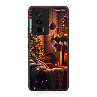 Thumbnail for Θήκη Xiaomi Poco F5 Pro / Redmi K60 Pro Home For Christmas από τη Smartfits με σχέδιο στο πίσω μέρος και μαύρο περίβλημα | Xiaomi Poco F5 Pro / Redmi K60 Pro Home For Christmas Case with Colorful Back and Black Bezels