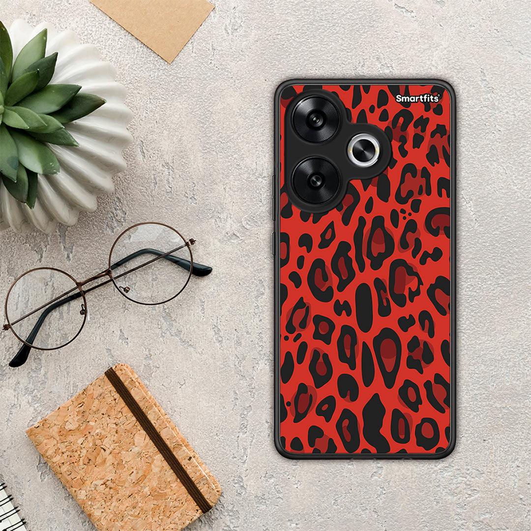 Animal Red Leopard - Xiaomi Poco F6