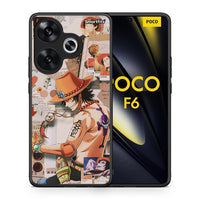 Thumbnail for Θήκη Xiaomi Poco F6 Anime Collage από τη Smartfits με σχέδιο στο πίσω μέρος και μαύρο περίβλημα | Xiaomi Poco F6 Anime Collage case with colorful back and black bezels