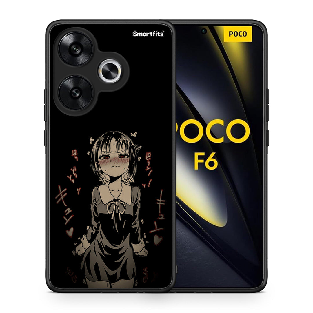 Θήκη Xiaomi Poco F6 Anime Girl από τη Smartfits με σχέδιο στο πίσω μέρος και μαύρο περίβλημα | Xiaomi Poco F6 Anime Girl case with colorful back and black bezels