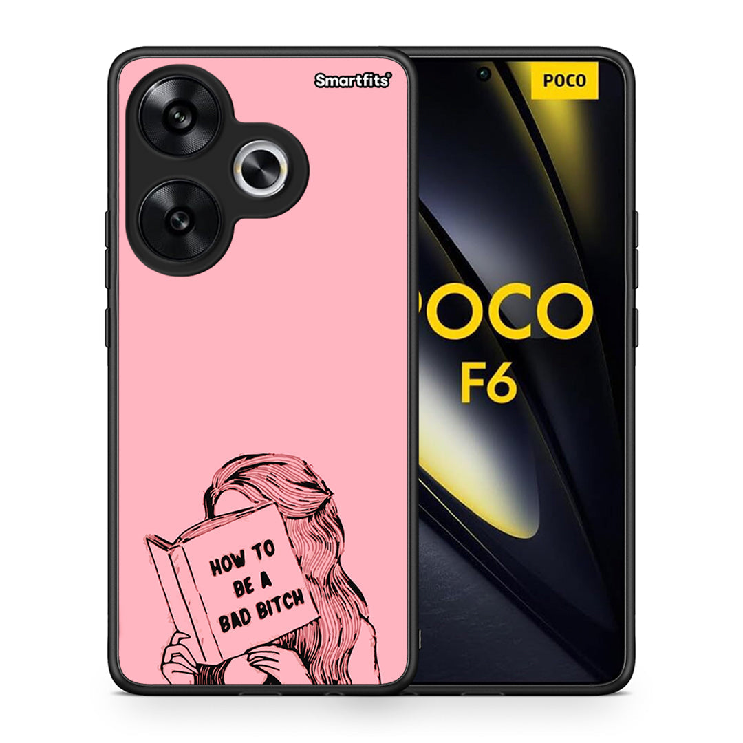 Θήκη Xiaomi Poco F6 Bad Bitch από τη Smartfits με σχέδιο στο πίσω μέρος και μαύρο περίβλημα | Xiaomi Poco F6 Bad Bitch case with colorful back and black bezels