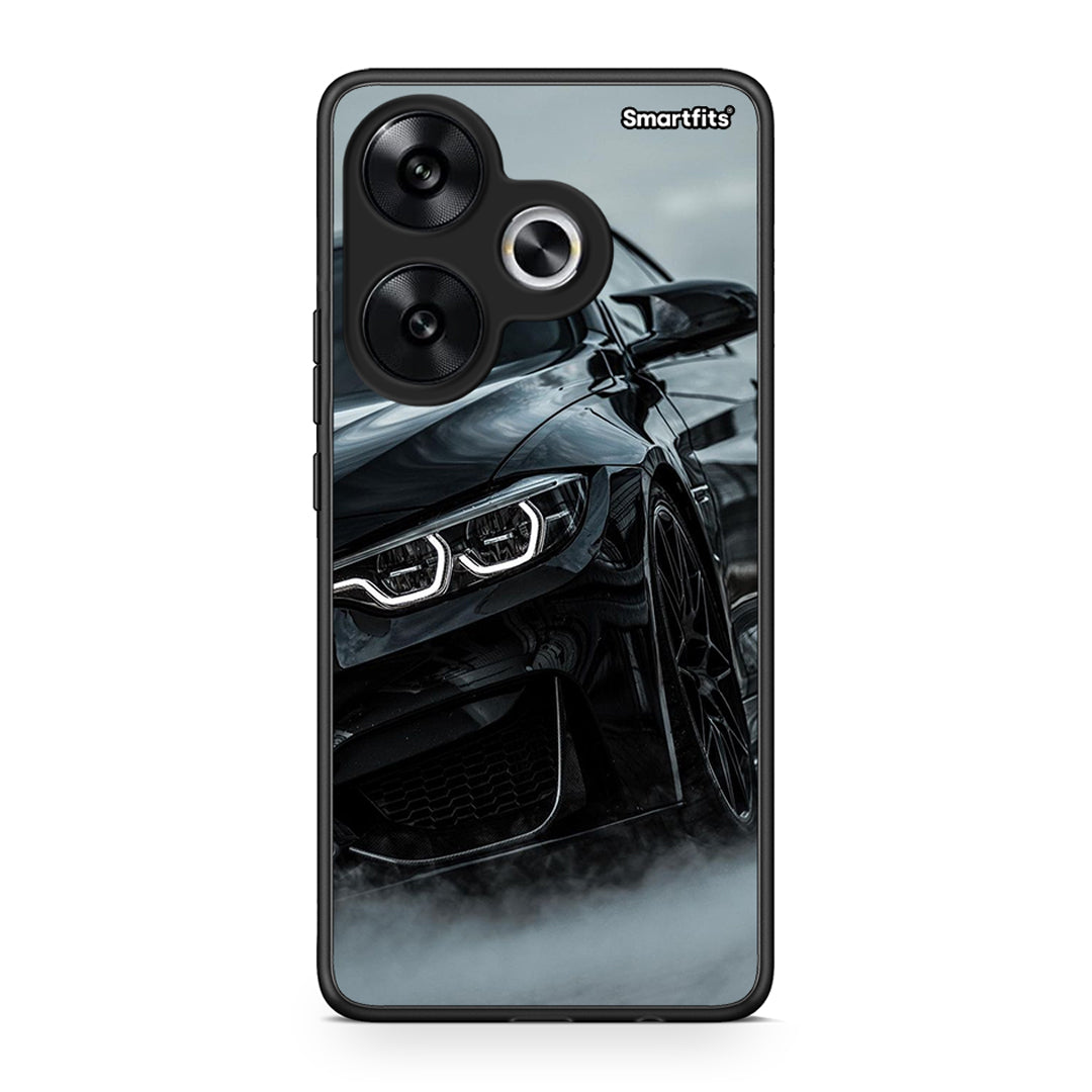 Xiaomi Poco F6 Black BMW θήκη από τη Smartfits με σχέδιο στο πίσω μέρος και μαύρο περίβλημα | Smartphone case with colorful back and black bezels by Smartfits