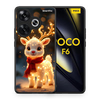 Thumbnail for Θήκη Xiaomi Poco F6 Christmas Cutie από τη Smartfits με σχέδιο στο πίσω μέρος και μαύρο περίβλημα | Xiaomi Poco F6 Christmas Cutie case with colorful back and black bezels