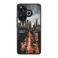 Thumbnail for Xiaomi Poco F6 City Lights θήκη από τη Smartfits με σχέδιο στο πίσω μέρος και μαύρο περίβλημα | Smartphone case with colorful back and black bezels by Smartfits