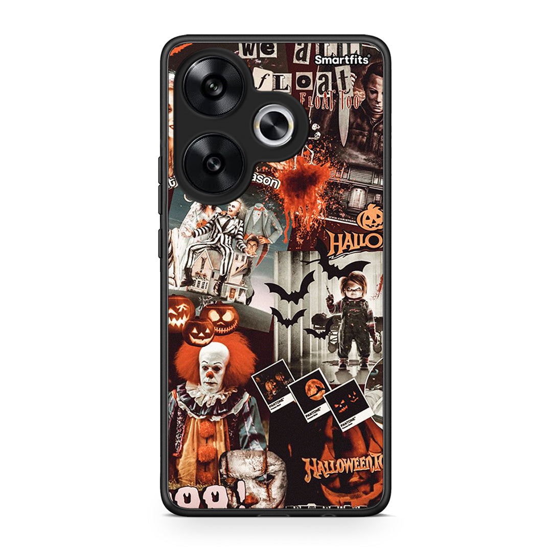 Xiaomi Poco F6 Halloween Spooky Season Θήκη από τη Smartfits με σχέδιο στο πίσω μέρος και μαύρο περίβλημα | Smartphone case with colorful back and black bezels by Smartfits