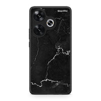 Thumbnail for Xiaomi Poco F6 Marble Black θήκη από τη Smartfits με σχέδιο στο πίσω μέρος και μαύρο περίβλημα | Smartphone case with colorful back and black bezels by Smartfits