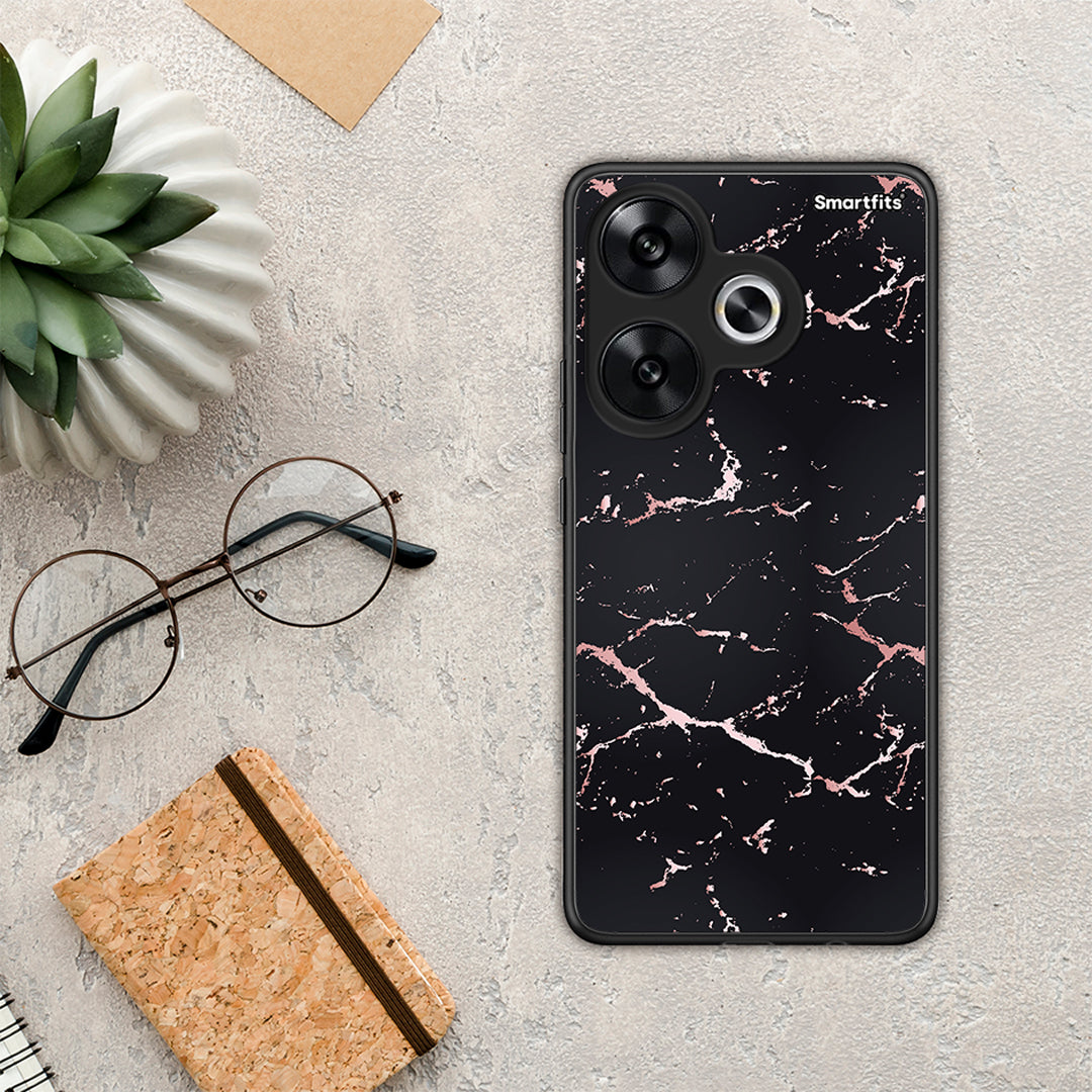 Marble Black Rosegold - Xiaomi Poco F6