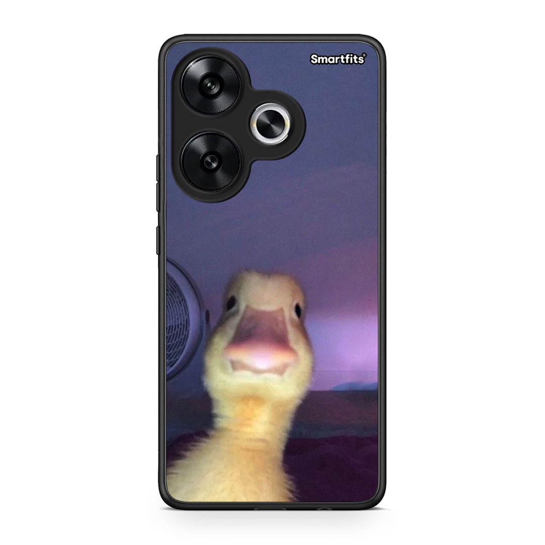 Xiaomi Poco F6 Meme Duck θήκη από τη Smartfits με σχέδιο στο πίσω μέρος και μαύρο περίβλημα | Smartphone case with colorful back and black bezels by Smartfits