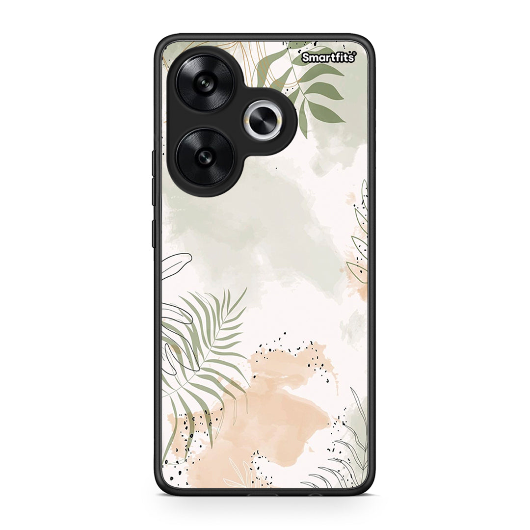 Xiaomi Poco F6 Nude Plants Θήκη από τη Smartfits με σχέδιο στο πίσω μέρος και μαύρο περίβλημα | Smartphone case with colorful back and black bezels by Smartfits