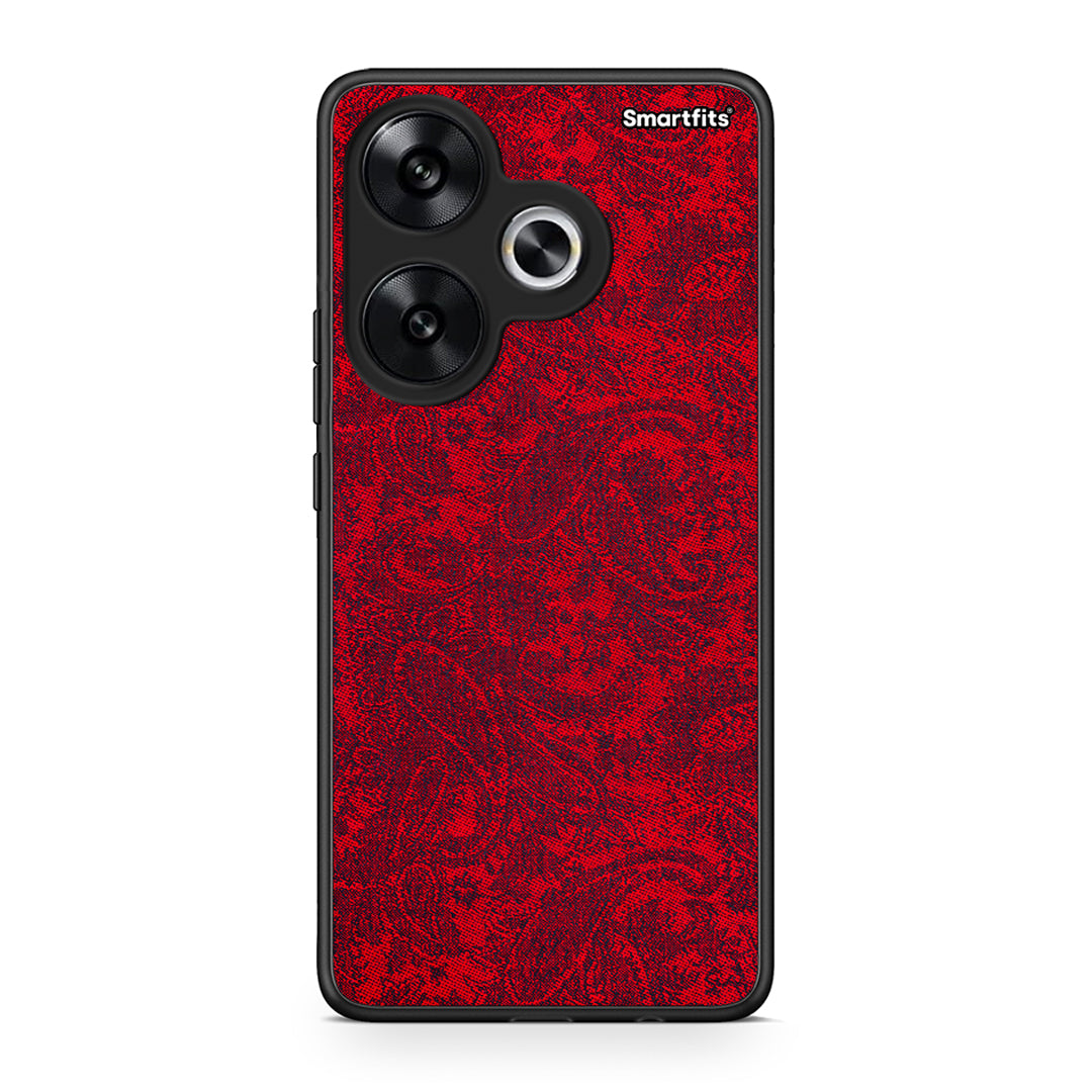 Xiaomi Poco F6 Paisley Cashmere θήκη από τη Smartfits με σχέδιο στο πίσω μέρος και μαύρο περίβλημα | Smartphone case with colorful back and black bezels by Smartfits