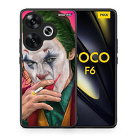 Thumbnail for Θήκη Xiaomi Poco F6 JokesOnU PopArt από τη Smartfits με σχέδιο στο πίσω μέρος και μαύρο περίβλημα | Xiaomi Poco F6 JokesOnU PopArt case with colorful back and black bezels