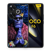 Thumbnail for Θήκη Xiaomi Poco F6 Thanos PopArt από τη Smartfits με σχέδιο στο πίσω μέρος και μαύρο περίβλημα | Xiaomi Poco F6 Thanos PopArt case with colorful back and black bezels