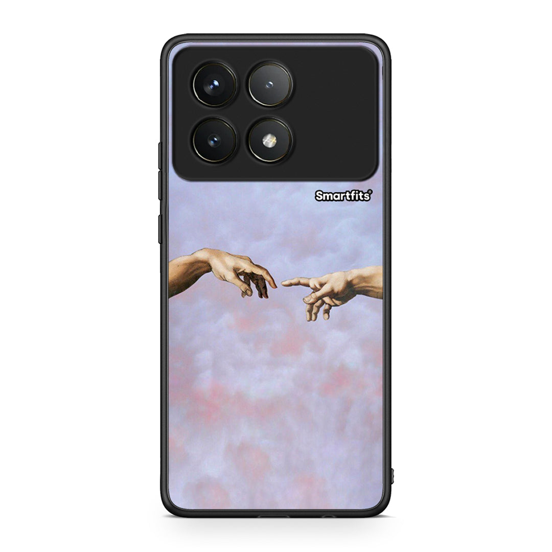 Xiaomi Poco F6 Pro 5G Adam Hand θήκη από τη Smartfits με σχέδιο στο πίσω μέρος και μαύρο περίβλημα | Smartphone case with colorful back and black bezels by Smartfits