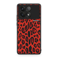 Thumbnail for 4 - Xiaomi Poco F6 Pro 5G Red Leopard Animal case, cover, bumper