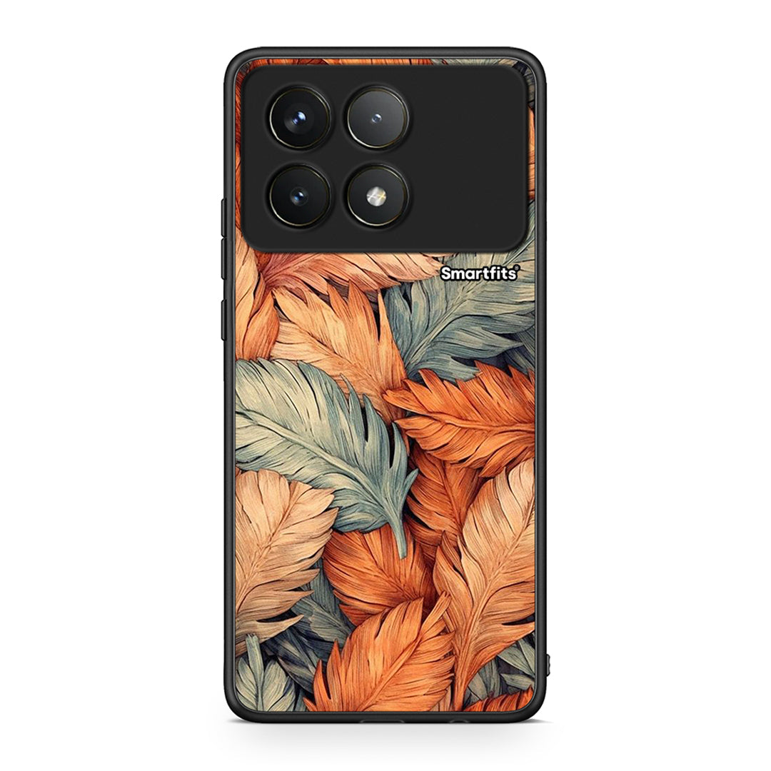 Xiaomi Poco F6 Pro 5G Autumn Leaves Θήκη από τη Smartfits με σχέδιο στο πίσω μέρος και μαύρο περίβλημα | Smartphone case with colorful back and black bezels by Smartfits