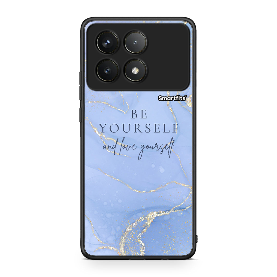 Xiaomi Poco F6 Pro 5G Be Yourself θήκη από τη Smartfits με σχέδιο στο πίσω μέρος και μαύρο περίβλημα | Smartphone case with colorful back and black bezels by Smartfits