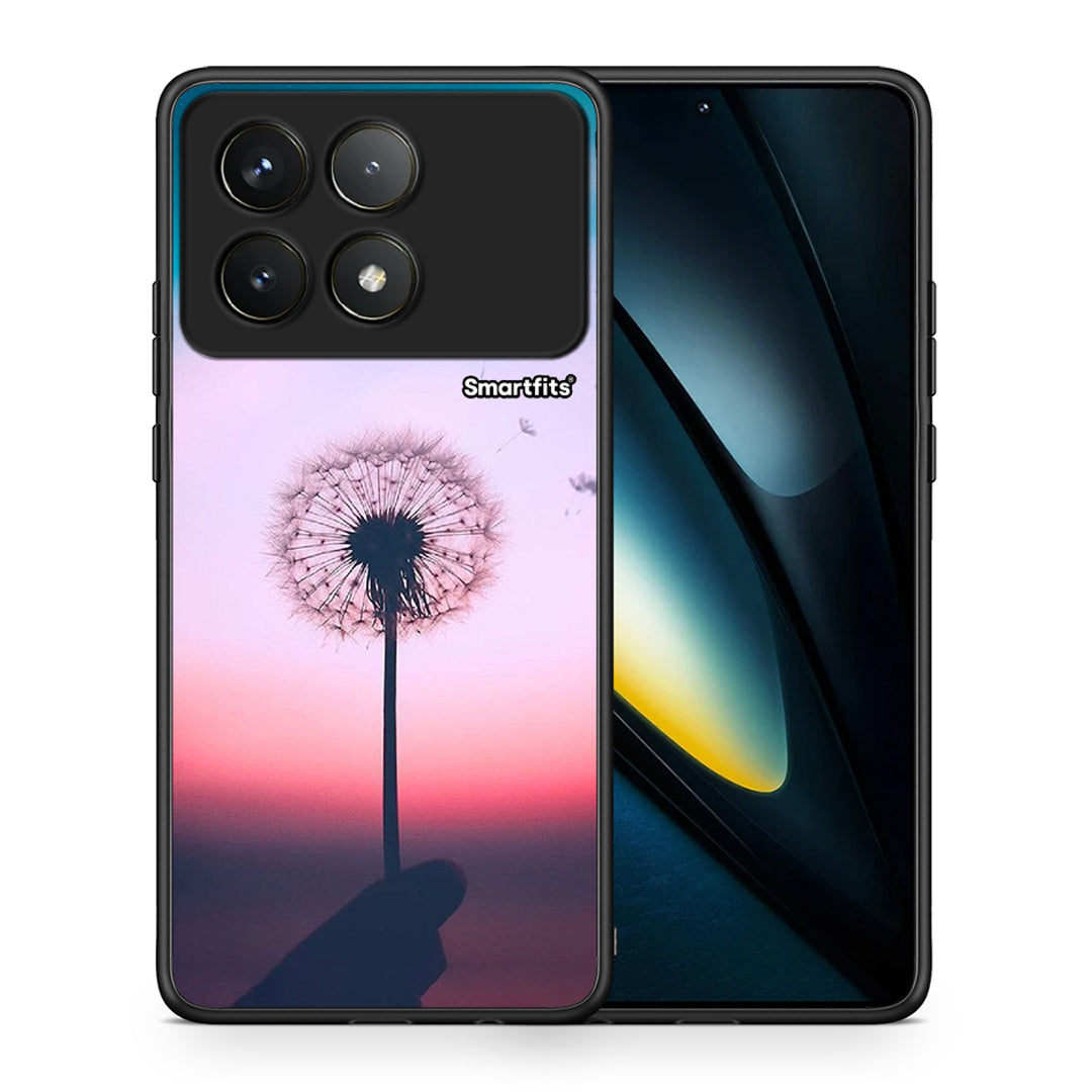 Θήκη Xiaomi Poco F6 Pro 5G Wish Boho από τη Smartfits με σχέδιο στο πίσω μέρος και μαύρο περίβλημα | Xiaomi Poco F6 Pro 5G Wish Boho case with colorful back and black bezels