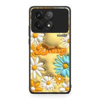 Thumbnail for Xiaomi Poco F6 Pro 5G Bubble Daisies θήκη από τη Smartfits με σχέδιο στο πίσω μέρος και μαύρο περίβλημα | Smartphone case with colorful back and black bezels by Smartfits