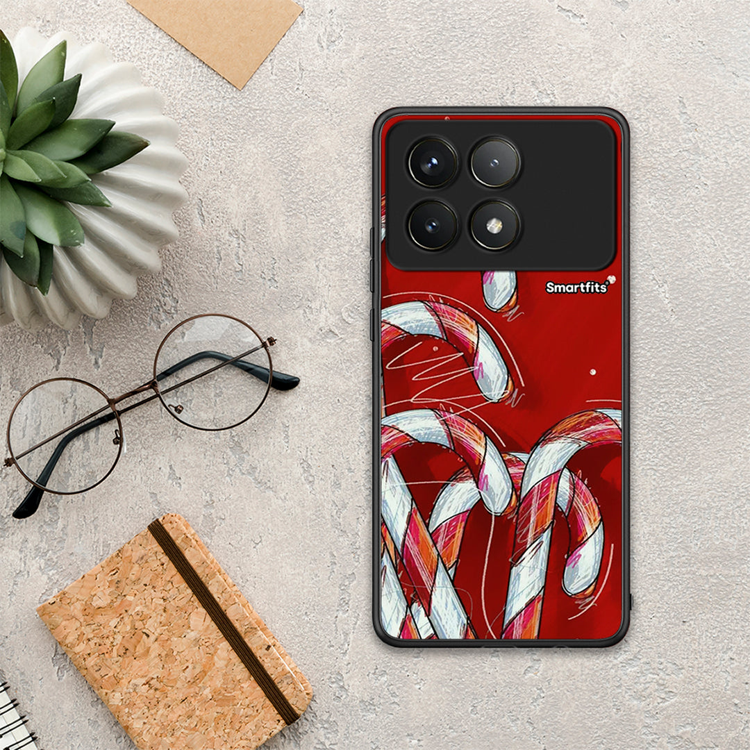 Candy Cane - Xiaomi Poco F6 Pro 5G θήκη