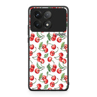 Thumbnail for Xiaomi Poco F6 Pro 5G Cherry Summer θήκη από τη Smartfits με σχέδιο στο πίσω μέρος και μαύρο περίβλημα | Smartphone case with colorful back and black bezels by Smartfits