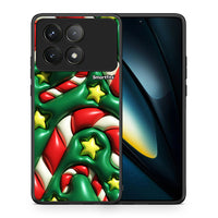 Thumbnail for Θήκη Xiaomi Poco F6 Pro 5G Christmas Bubbles από τη Smartfits με σχέδιο στο πίσω μέρος και μαύρο περίβλημα | Xiaomi Poco F6 Pro 5G Christmas Bubbles case with colorful back and black bezels