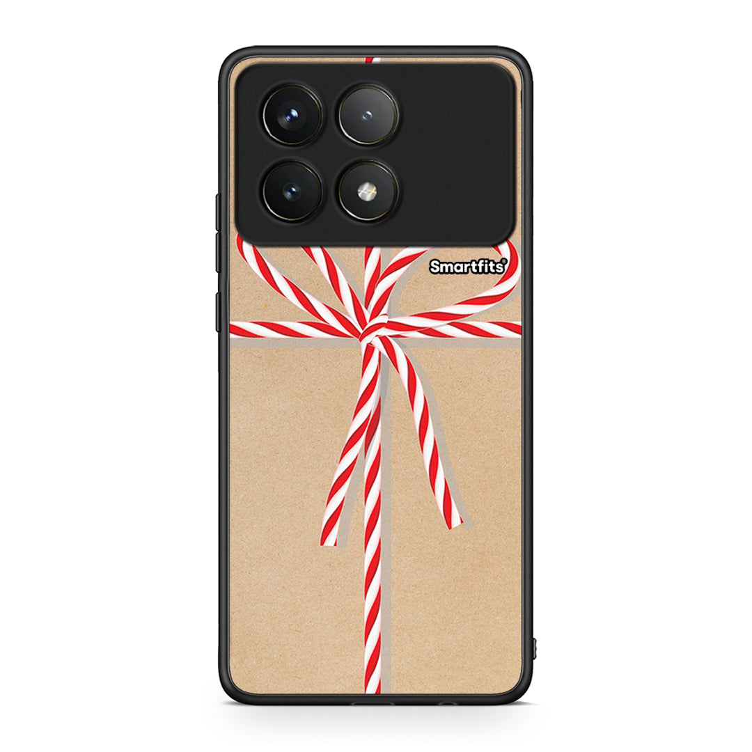 Xiaomi Poco F6 Pro 5G Christmas Gift θήκη από τη Smartfits με σχέδιο στο πίσω μέρος και μαύρο περίβλημα | Smartphone case with colorful back and black bezels by Smartfits