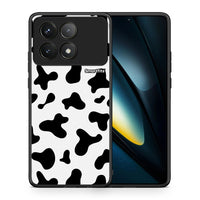 Thumbnail for Θήκη Xiaomi Poco F6 Pro 5G Cow Print από τη Smartfits με σχέδιο στο πίσω μέρος και μαύρο περίβλημα | Xiaomi Poco F6 Pro 5G Cow Print case with colorful back and black bezels