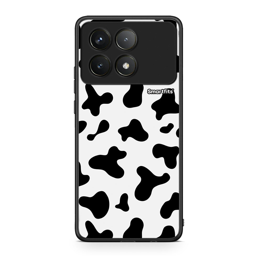 Xiaomi Poco F6 Pro 5G Cow Print θήκη από τη Smartfits με σχέδιο στο πίσω μέρος και μαύρο περίβλημα | Smartphone case with colorful back and black bezels by Smartfits