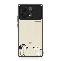 Thumbnail for Xiaomi Poco F6 Pro 5G Dalmatians Love θήκη από τη Smartfits με σχέδιο στο πίσω μέρος και μαύρο περίβλημα | Smartphone case with colorful back and black bezels by Smartfits