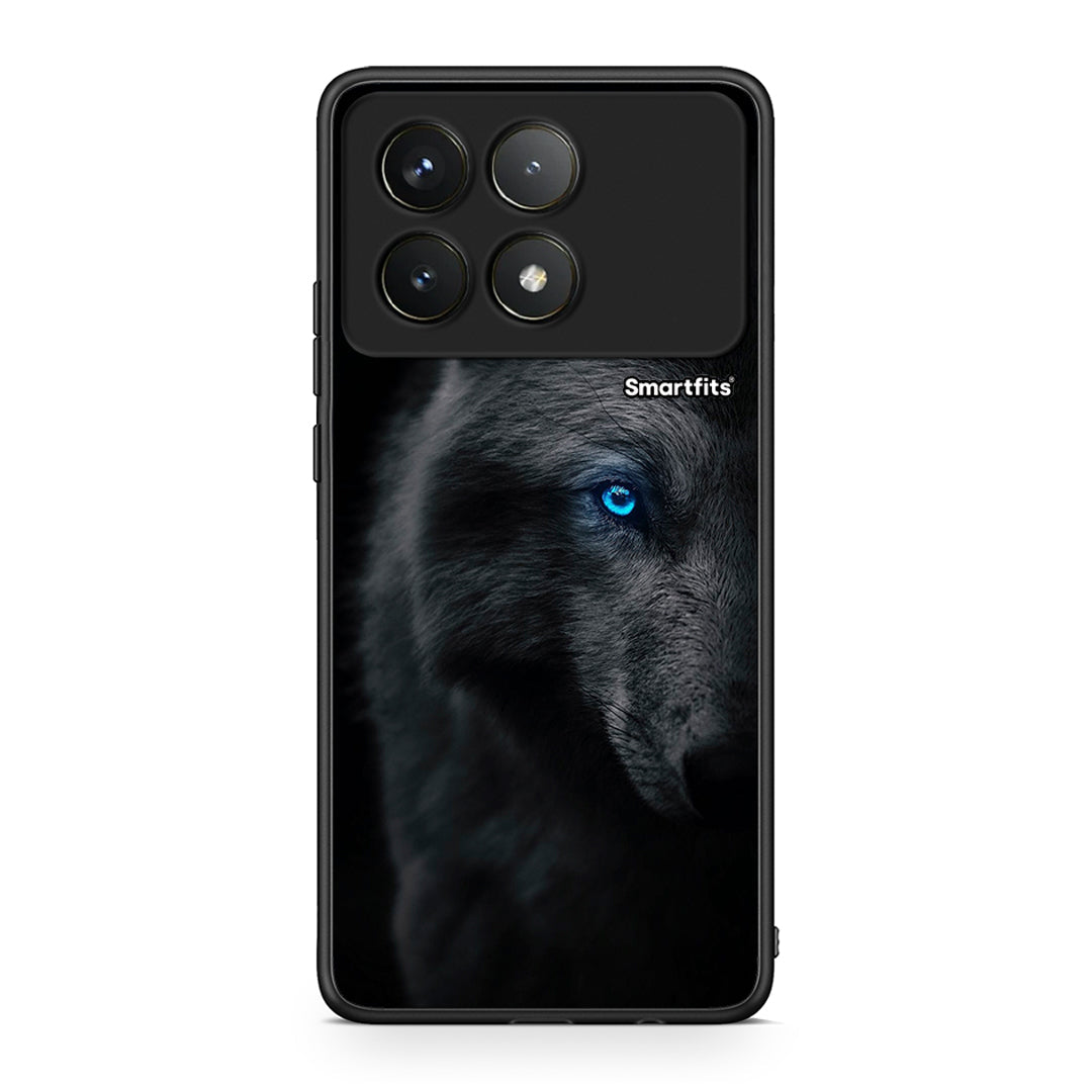 Xiaomi Poco F6 Pro 5G Dark Wolf θήκη από τη Smartfits με σχέδιο στο πίσω μέρος και μαύρο περίβλημα | Smartphone case with colorful back and black bezels by Smartfits