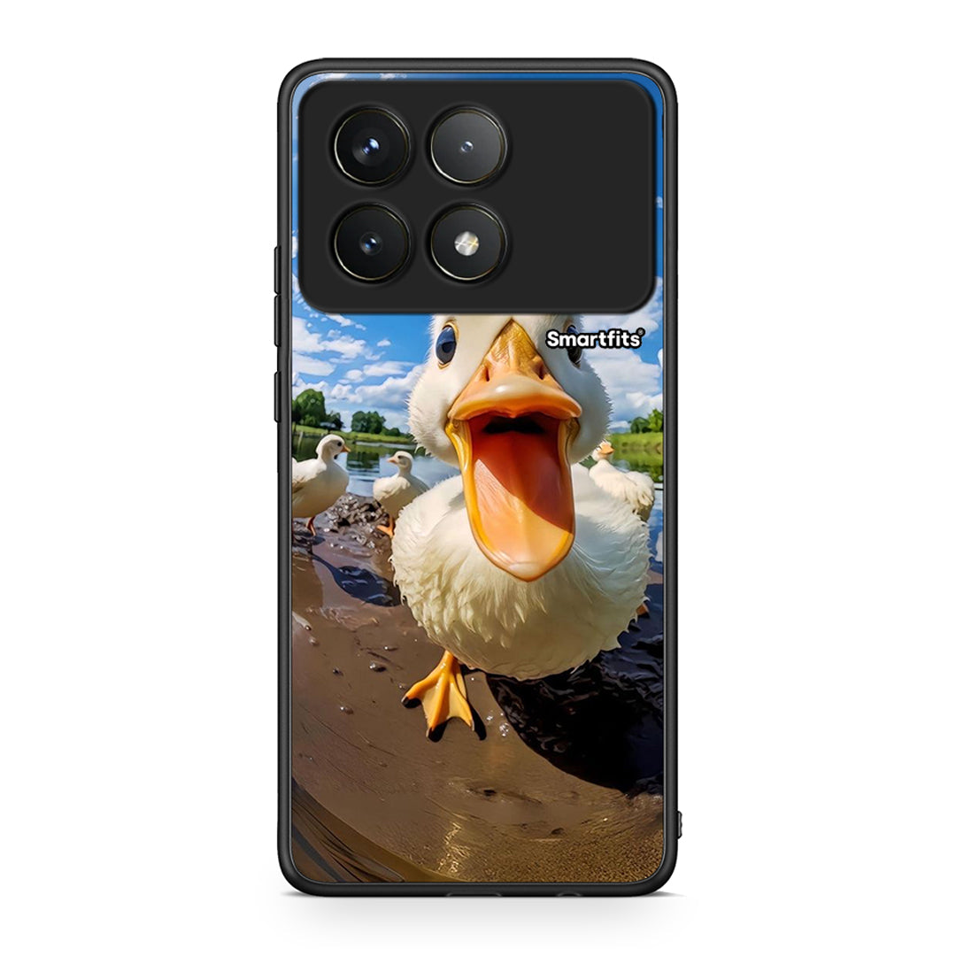 Xiaomi Poco F6 Pro 5G Duck Face θήκη από τη Smartfits με σχέδιο στο πίσω μέρος και μαύρο περίβλημα | Smartphone case with colorful back and black bezels by Smartfits