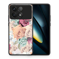 Thumbnail for Θήκη Xiaomi Poco F6 Pro 5G Bouquet Floral από τη Smartfits με σχέδιο στο πίσω μέρος και μαύρο περίβλημα | Xiaomi Poco F6 Pro 5G Bouquet Floral case with colorful back and black bezels