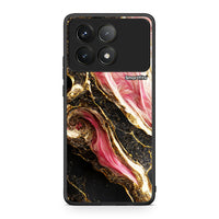 Thumbnail for Xiaomi Poco F6 Pro 5G Glamorous Pink Marble θήκη από τη Smartfits με σχέδιο στο πίσω μέρος και μαύρο περίβλημα | Smartphone case with colorful back and black bezels by Smartfits