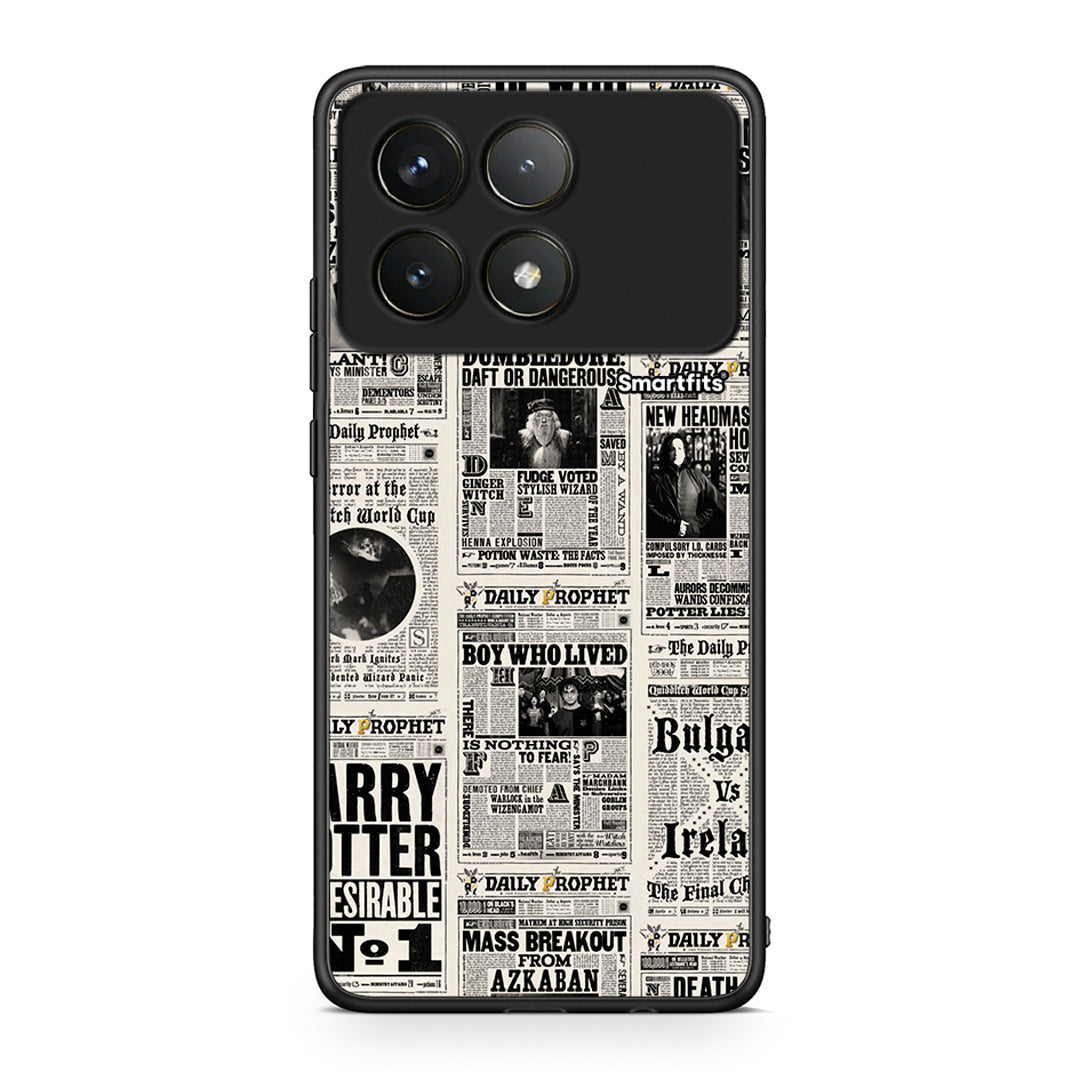 Xiaomi Poco F6 Pro 5G Harry Paper θήκη από τη Smartfits με σχέδιο στο πίσω μέρος και μαύρο περίβλημα | Smartphone case with colorful back and black bezels by Smartfits