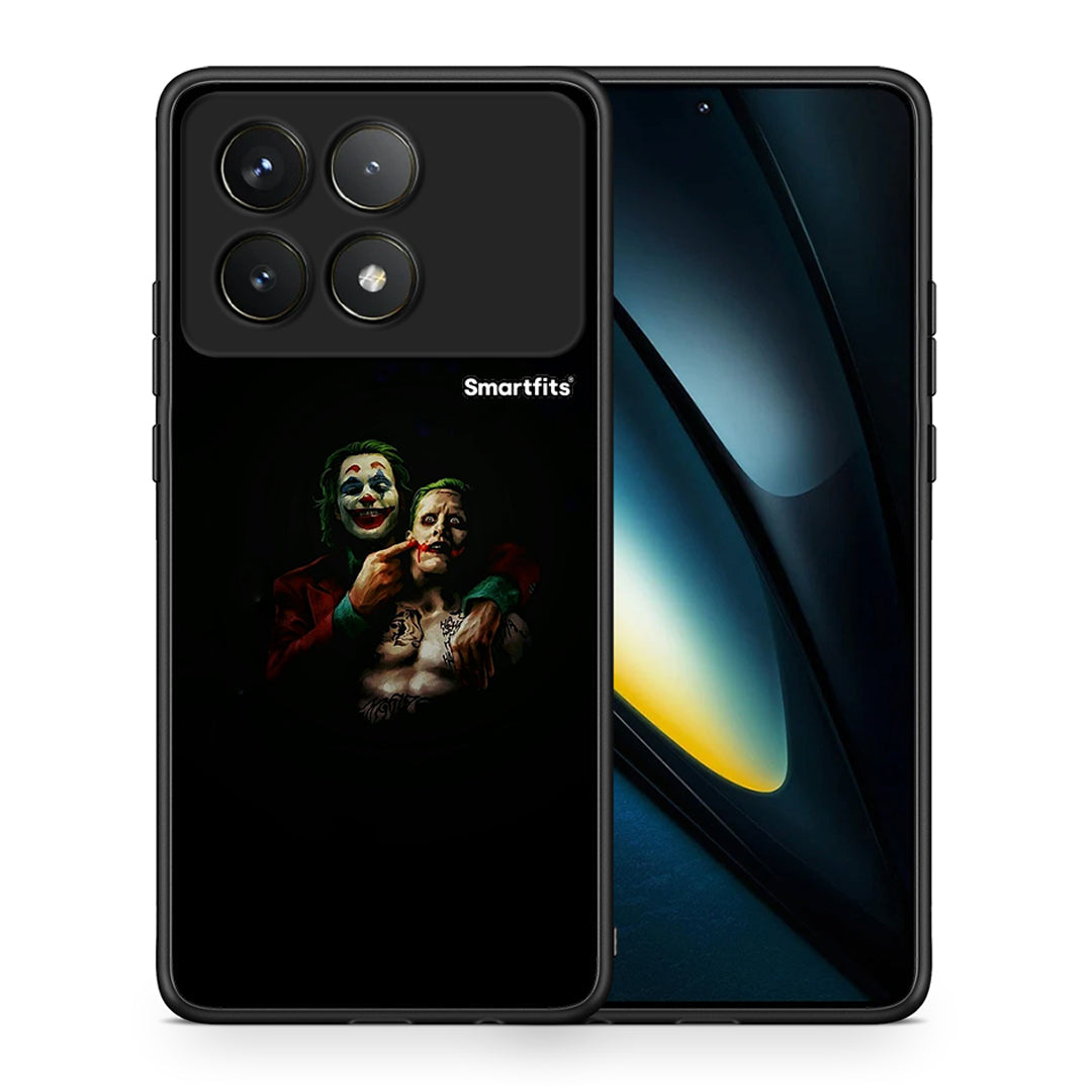 Θήκη Xiaomi Poco F6 Pro 5G Clown Hero από τη Smartfits με σχέδιο στο πίσω μέρος και μαύρο περίβλημα | Xiaomi Poco F6 Pro 5G Clown Hero case with colorful back and black bezels