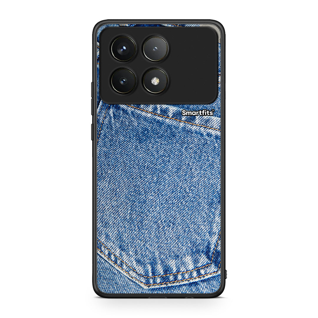 Xiaomi Poco F6 Pro 5G Jeans Pocket θήκη από τη Smartfits με σχέδιο στο πίσω μέρος και μαύρο περίβλημα | Smartphone case with colorful back and black bezels by Smartfits