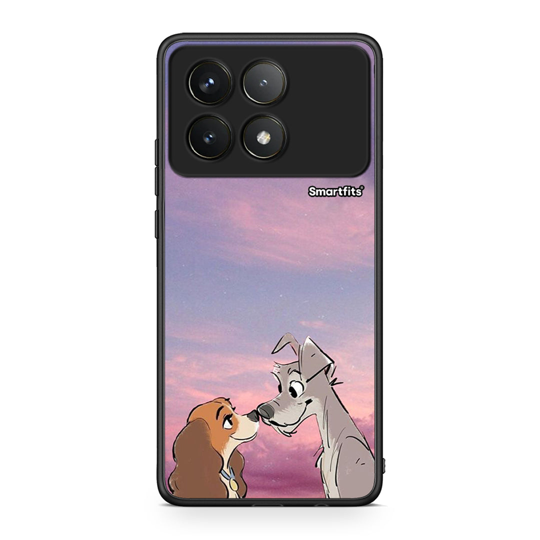 Xiaomi Poco F6 Pro 5G Lady And Tramp θήκη από τη Smartfits με σχέδιο στο πίσω μέρος και μαύρο περίβλημα | Smartphone case with colorful back and black bezels by Smartfits